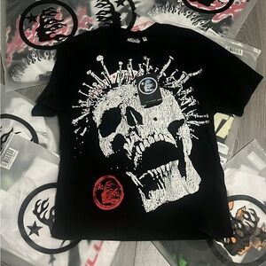 Black Graphic Skull T-Shirt